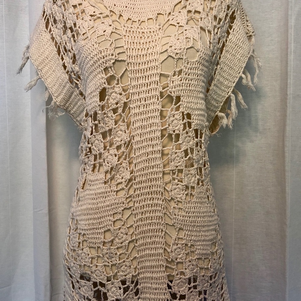 Nordstrom TOP SHOP lace sweater top